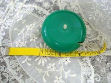 VINTAGE CELLULOID RETRACTABLE TAPE MEASURE