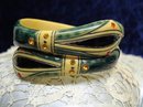 MAGICAL PAINTED JEWELLED BAKELITE BRACELET