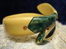 MAGICAL PAINTED JEWELLED BAKELITE BRACELET