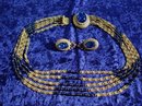 AMAZING BEAUTY-HOBE NECKLACE&EARRINGS