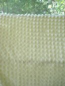 CREAM COLOR CHENILLE BEDSPREAD-POPCORN