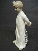 Royal Dux FIGURINE GIRL IN NIGHTDRESS /CLOWN