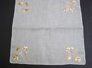 VINTAGE HANKIE - SILKY EMBROIDERY