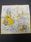VINTAGE CHILDS HANKIE - PRETTY AND COLORFUL