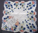 FLORAL PRINTED - HAPPY BIRTHDAY HANKIE