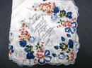 FLORAL PRINTED - HAPPY BIRTHDAY HANKIE