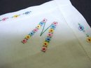 HANKIE - HAND EMBROIDERY - MONOGRAM M