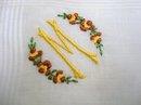WHITE HANKIE - EMBROIDERY - MONOGRAM M