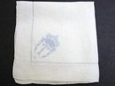 VINTAGE EMBROIDERED HANKIE MONOGRAM *T*
