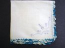 VINTAGE HANKIE EMBROIDERY MONOGRAM *A*