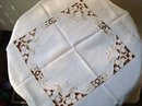 FINEST CUTWORK&EMBROIDERY TABLECLOTH