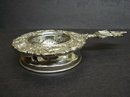 ANTIQUE TEA STRAINER - FIGURAL HANDLE - SHIP