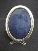 MINIATURE BIRKS STERLING OVAL PHOTO FRAME