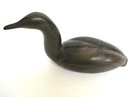 SIGNED ESKIMO INUIT STONE CARVING - LOON