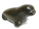 ESKIMO INUIT BLACK STONE CARVING - WALRUS
