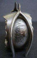 VICTORIAN FIGURAL NAPKIN RING *BEST WISHES*