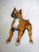 PRETTY HANKIE *FIERCE* DOG - EMBROIDERY