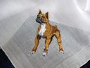 PRETTY HANKIE *FIERCE* DOG - EMBROIDERY