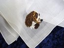 LOVELY HANKIE - EMBROIDERY - DARLING DOG