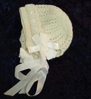 LOVELY VINTAGE CROCHET HAT for DOLL or BABY