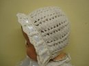 LOVELY VINTAGE CROCHET HAT for DOLL or BABY