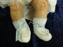PRETTY CROCHET BOOTIES - for DOLL or BABY