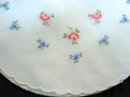 PRETTY BIB for BABY - PETIT POINT EMBROIDERY