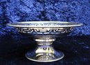 STERLING PEDESTAL SERVING DISH - OPEN WORK