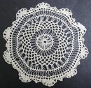 UNUSUAL CROCHET LACE DOILY