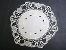 ANTIQUE LOVELY DOILY - CLUNY LACE BORDER