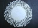 ANTIQUE LOVELY DOILY-LINEN CENTER and LACE