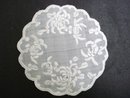 EXQUISIT DOILY - WHITE on WHITE EMBROIDERY