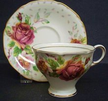 Paragon TeaCup&Saucer-Golden Emblem