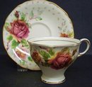 Paragon TeaCup&Saucer-Golden Emblem