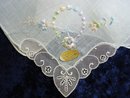 PRETTY EMBROIDERY - SWISS HANKIE