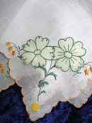 HAND MADE EMBROIDERY/APPLIQUE HANKIE
