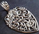 VICTORIAN OPEN WORK SILVER CAKE SERVER