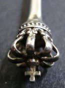 Denmark Sterling Small Fork - CROWN