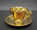 ROYAL WINTON TEACUP & SAUCER - GOLD