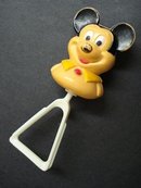 VINTAGE MIKEY MOUSE BABY RATTLE