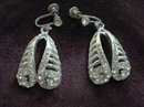 LOVELY RHINESTONE SCREWBACK EARRINGS
