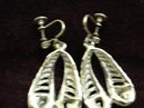 LOVELY RHINESTONE SCREWBACK EARRINGS