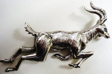 UNIQUE FIGURAL BROOCH - GAZELLE