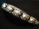 HAND MADE DENMARK STERLING LD BRACELET