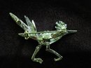 PRETTY SILVER TONE BROOCH - PIN - ROAD RUNNER
