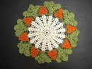 HAND CROCHET 3 DIMENSIONAL LARGE ROUND DOILY