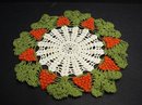 HAND CROCHET 3 DIMENSIONAL LARGE ROUND DOILY