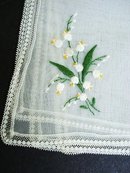 ANGELIC WHITE ORGANDY HANKIE-EMBROIDERY