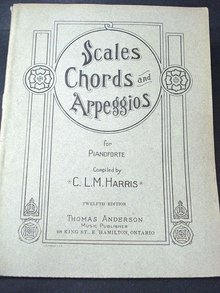 1914 SHEET MUSIC CHORDS for PIANOFORTE