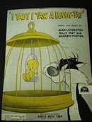 1950 SHEET MUSIC - SILVESTER AND BIRDIE